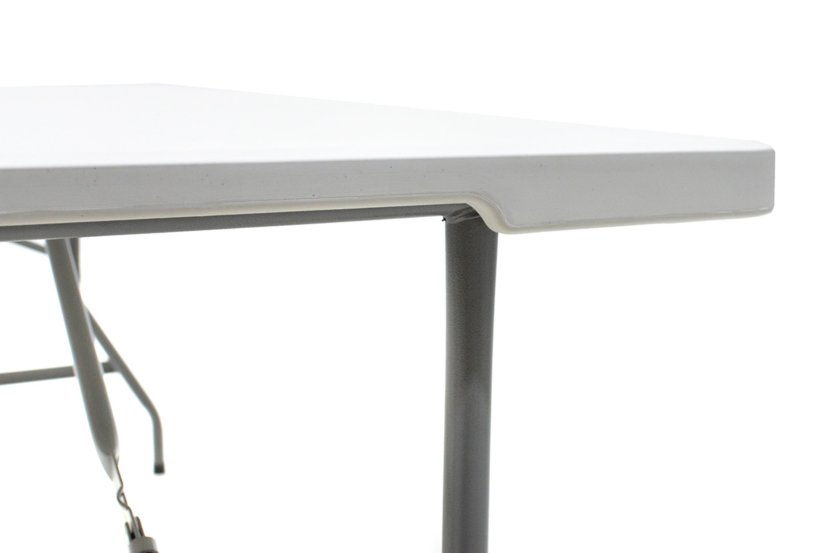 Τραπέζι catering Rodeo pakoworld πτυσσόμενο-βαλίτσα λευκό 152x70x74εκ – 142-000003