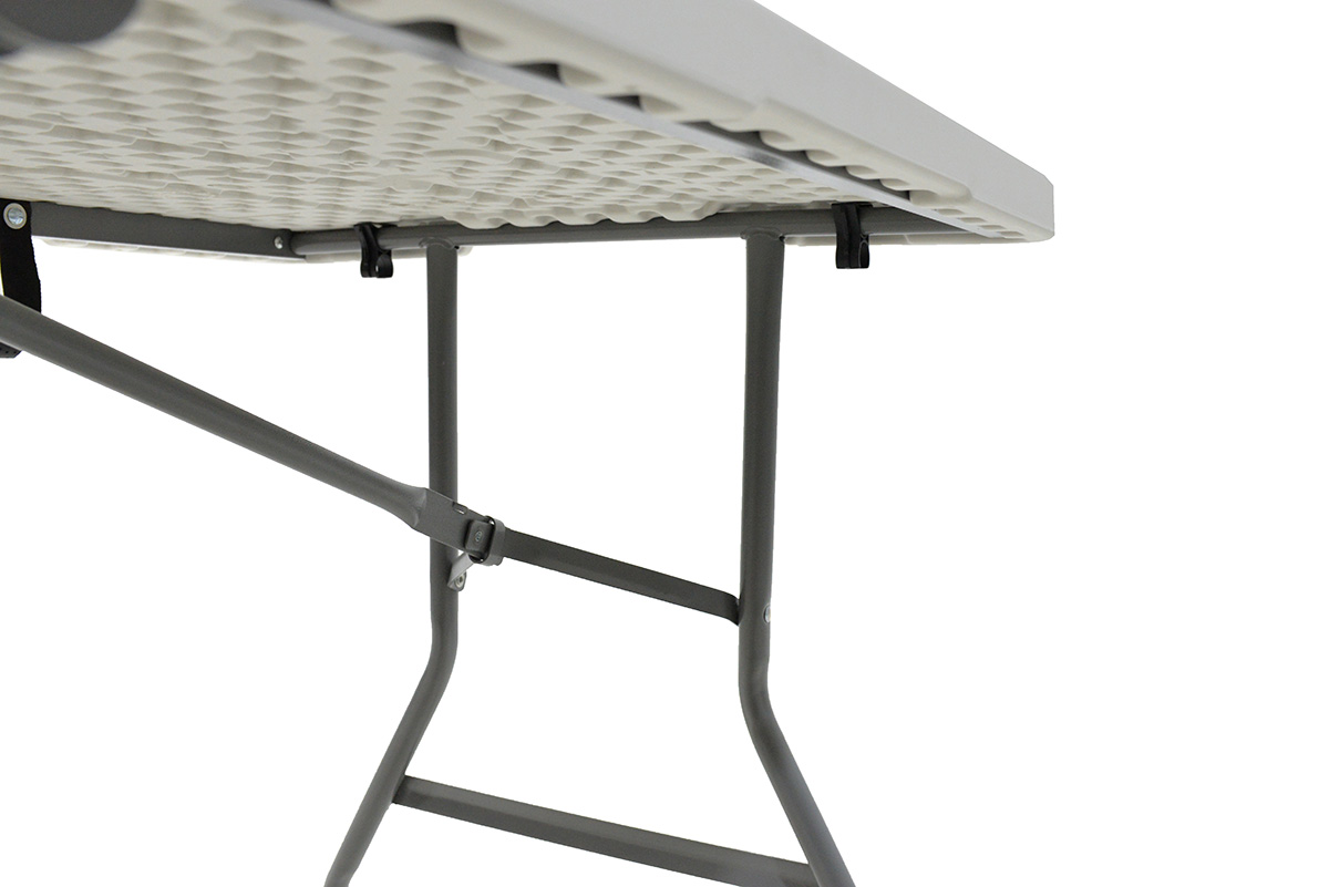 Τραπέζι catering Rodeo pakoworld πτυσσόμενο-βαλίτσα λευκό 152x70x74εκ – 142-000003