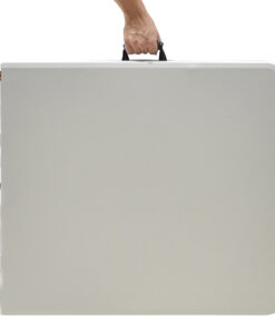 Τραπέζι catering Rodeo pakoworld πτυσσόμενο-βαλίτσα λευκό 183x76x74εκ – 142-000007