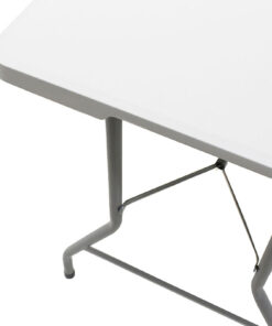 Τραπέζι catering Rodeo pakoworld πτυσσόμενο-βαλίτσα λευκό 183x76x74εκ – 142-000007