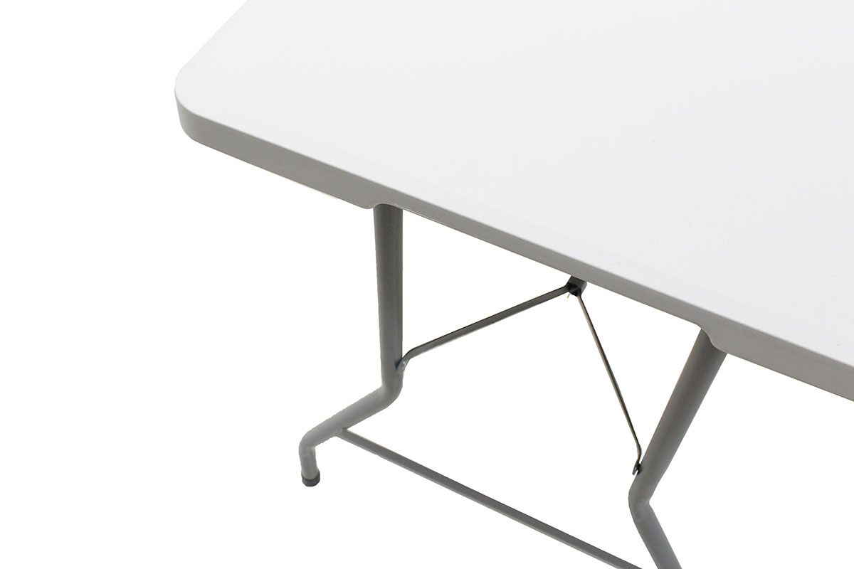 Τραπέζι catering Rodeo pakoworld πτυσσόμενο-βαλίτσα λευκό 183x76x74εκ – 142-000007