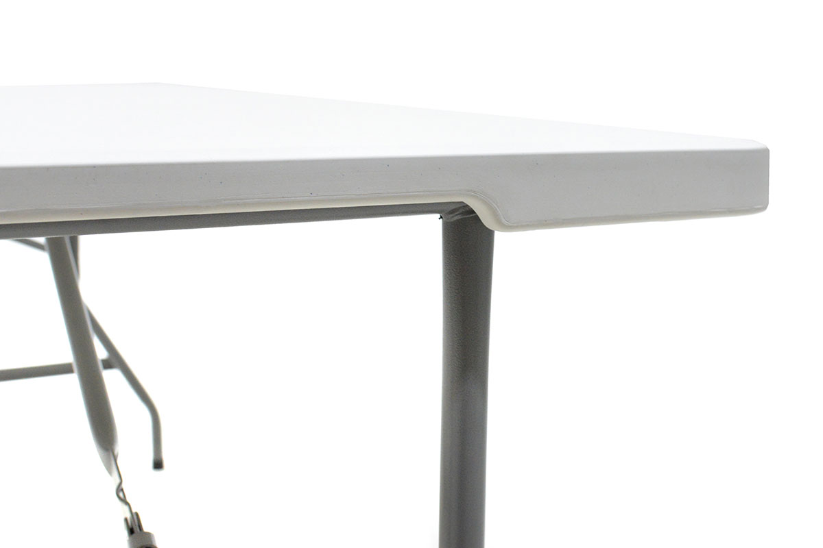 Τραπέζι catering Rodeo pakoworld πτυσσόμενο-βαλίτσα λευκό 183x76x74εκ – 142-000007