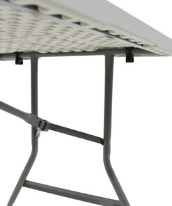 Τραπέζι catering Rodeo pakoworld πτυσσόμενο-βαλίτσα λευκό 183x76x74εκ – 142-000007