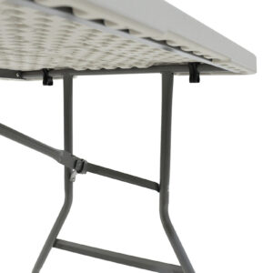 Τραπέζι catering Rodeo pakoworld πτυσσόμενο-βαλίτσα λευκό 183x76x74εκ – 142-000007