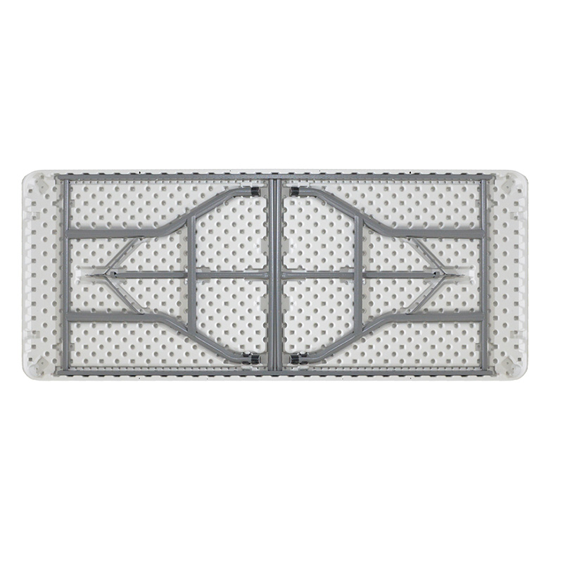 Τραπέζι catering Rodeo pakoworld πτυσσόμενο-βαλίτσα λευκό 240x76x74εκ – 142-000015