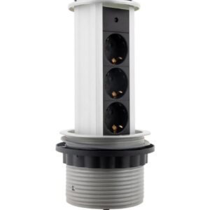 ΧΩΝΕΥΤΟ ΠΟΛΥΠΡΙΖΟ POP-UP ΓΙΑ ΕΠΙΠΛΑ ΓΡΑΦΕΙΟΥ/ΚΟΥΖΙΝΑΣ ΜΕ 3 ΣΟΥΚΟ + 1,5M ΚΑΛΩΔΙΟ ΔΙΑΜ. Φ100 OTIO  – 2-HB278424