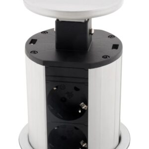 ΧΩΝΕΥΤΟ ΠΟΛΥΠΡΙΖΟ POP-UP ΓΙΑ ΕΠΙΠΛΑ ΓΡΑΦΕΙΟΥ/ΚΟΥΖΙΝΑΣ ΜΕ 4 ΣΟΥΚΟ + 1,5M ΚΑΛΩΔΙΟ ΔΙΑΜ. Φ100 OTIO  – 2-HB278426