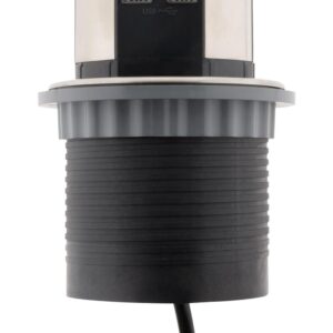 ΧΩΝΕΥΤΟ ΠΟΛΥΠΡΙΖΟ POP-UP ΓΙΑ ΕΠΙΠΛΑ ΓΡΑΦΕΙΟΥ/ΚΟΥΖΙΝΑΣ ΜΕ 3 ΣΟΥΚΟ 2 USB + 1,5M ΚΑΛΩΔΙΟ ΔΙΑΜ. Φ100 OTIO  – 2-HB278430