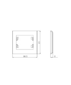 LILLIUM ΠΛΑΙΣΙΟ ΜΟΝΟ ΛΙΛΑ MAKEL MAKEL – 2-M32095701