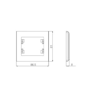 LILLIUM ΠΛΑΙΣΙΟ ΜΟΝΟ ΛΙΛΑ MAKEL MAKEL – 2-M32095701