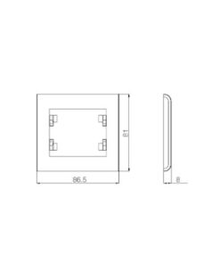 MANOLYA ΠΛΑΙΣΙΟ ΜΟΝΟ ΚΟΡΑΛΙ MAKEL MAKEL – 2-M41093701