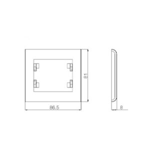 MANOLYA ΠΛΑΙΣΙΟ ΜΟΝΟ ΚΟΡΑΛΙ MAKEL MAKEL – 2-M41093701