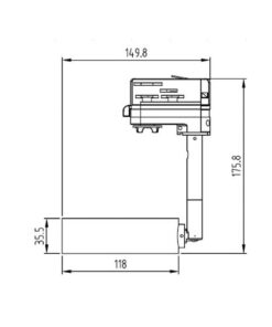 ΦΩΤΙΣΤΙΚΟ ΣΠΟΤ ΡΑΓΑΣ ΓΙΑ ΛΑΜΠΑ ES111/GU10 max100W ΛΕΥΚΟ ΜΕ 3Φ ΑΝΤΑΠΤΟΡΑ UNIVERSE UNIVERSE – 2-U003667