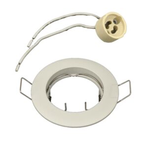 ΣΠΟΤ ΧΩΝΕΥΤΟ ΣΤΑΘΕΡΟ Φ78mm 1xMR16/GU10 MAX 50W ΑΛΟΥΜΙΝΙΟΥ ΛΕΥΚΟ UNIVERSE UNIVERSE – 2-U003827