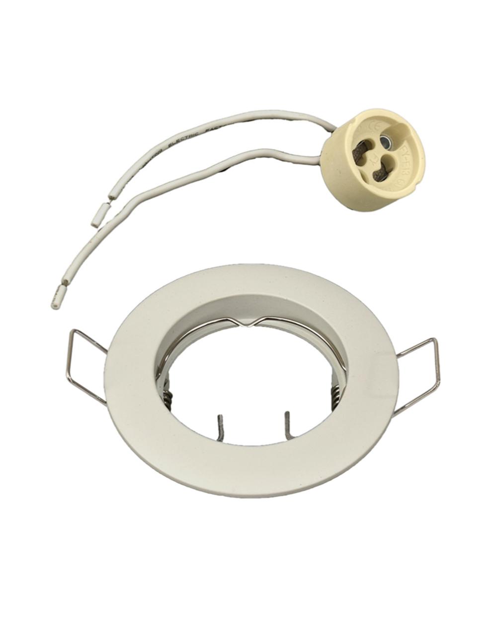 ΣΠΟΤ ΧΩΝΕΥΤΟ ΣΤΑΘΕΡΟ Φ78mm 1xMR16/GU10 MAX 50W ΑΛΟΥΜΙΝΙΟΥ ΛΕΥΚΟ UNIVERSE UNIVERSE – 2-U003827