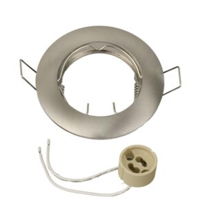 ΣΠΟΤ ΧΩΝΕΥΤΟ ΣΤΑΘΕΡΟ Φ78mm 1xMR16/GU10 MAX 50W ΑΛΟΥΜΙΝΙΟΥ ΝΙΚΕΛ ΜΑΤ UNIVERSE UNIVERSE – 2-U003841