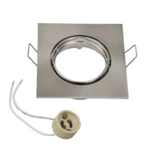 ΣΠΟΤ ΧΩΝΕΥΤΟ ΚΙΝΗΤΟ 80Χ80mm 1xMR16/GU10 MAX 50W ΑΛΟΥΜΙΝΙΟΥ ΝΙΚΕΛ ΜΑΤ UNIVERSE UNIVERSE – 2-U005173