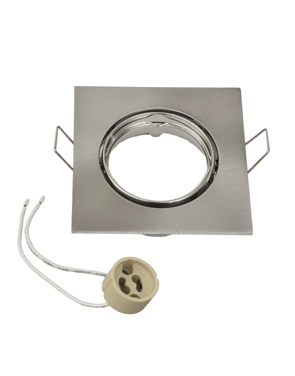 ΣΠΟΤ ΧΩΝΕΥΤΟ ΚΙΝΗΤΟ 80Χ80mm 1xMR16/GU10 MAX 50W ΑΛΟΥΜΙΝΙΟΥ ΝΙΚΕΛ ΜΑΤ UNIVERSE UNIVERSE – 2-U005173