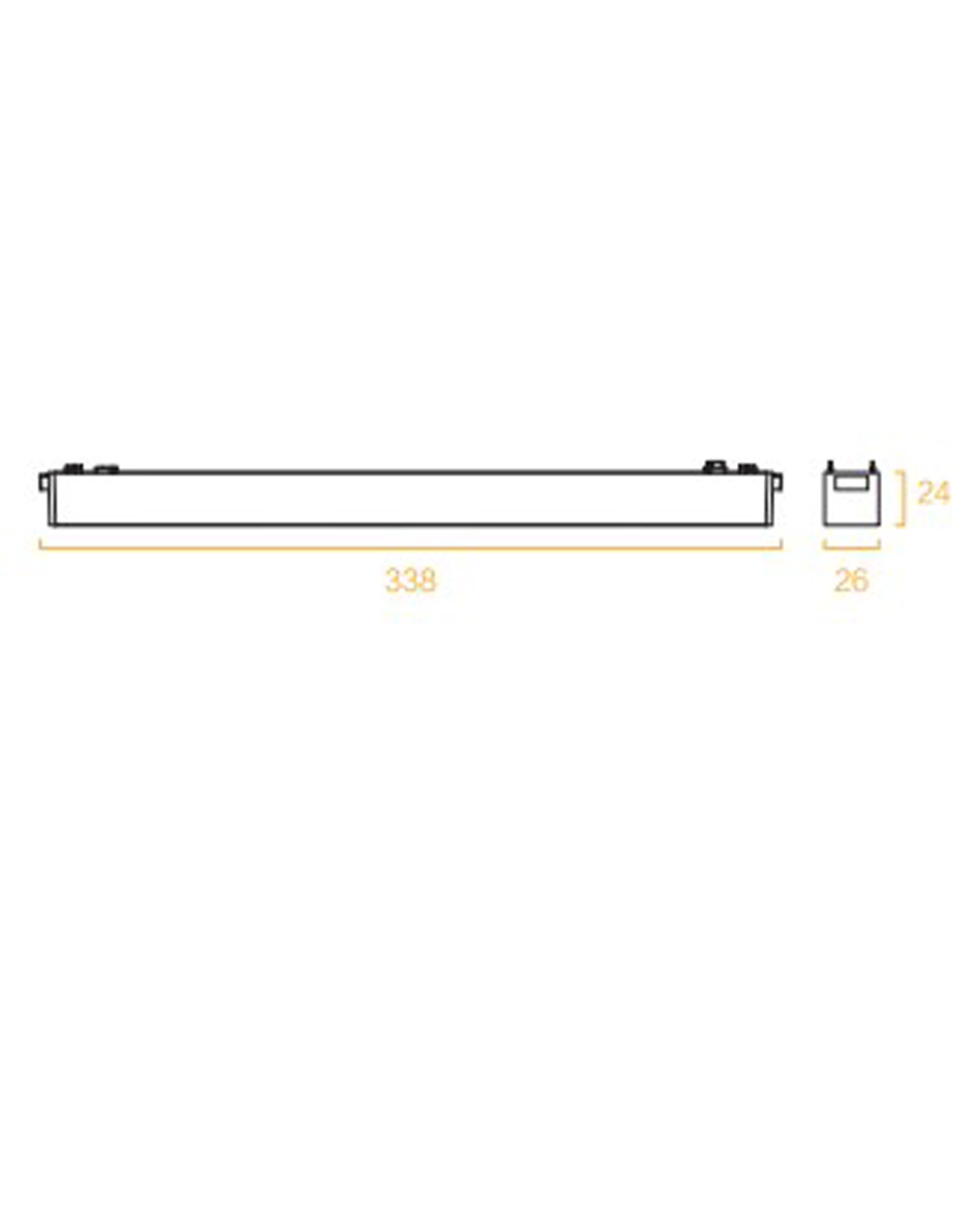 SLIM GRILLE LIGHT 18W 3000K 24° ΓΙΑ ΜΑΓΝΗΤΙΚΗ ΡΑΓΑ 48V SLIM ΛΕΥΚΟ UNIVERSE UNIVERSE – 2-U014113