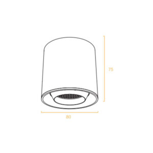 SLIM SPOT LIGHT 6W 3000K 150°ΓΙΑ ΜΑΓΝΗΤΙΚΗ ΡΑΓΑ 48V SLIM ΜΑΥΡΟ UNIVERSE UNIVERSE – 2-U014168