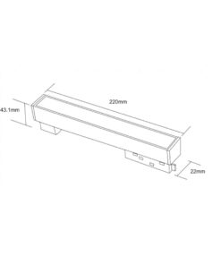STANDARD FLOOD LIGHT 12W 3000K 24° ΓΙΑ ΜΑΓΝΗΤΙΚΗ ΡΑΓΑ 48V ΜΑΥΡΟ UNIVERSE UNIVERSE – 2-U014540