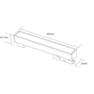 STANDARD FLOOD LIGHT 12W 3000K 24° ΓΙΑ ΜΑΓΝΗΤΙΚΗ ΡΑΓΑ 48V ΜΑΥΡΟ UNIVERSE UNIVERSE – 2-U014540