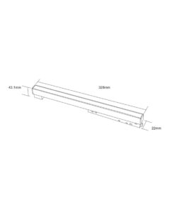 STANDARD FLOOD LIGHT 18W 3000K 24° ΓΙΑ ΜΑΓΝΗΤΙΚΗ ΡΑΓΑ 48V ΜΑΥΡΟ UNIVERSE UNIVERSE – 2-U014564