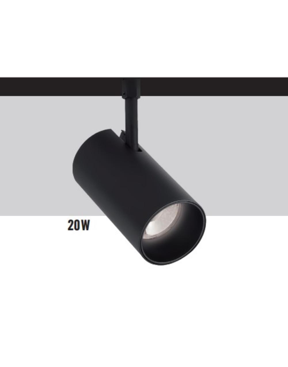 STANDARD SPOT LIGHT 20W 3000K 36° ΓΙΑ ΜΑΓΝΗΤΙΚΗ ΡΑΓΑ 48V ΛΕΥΚΟ UNIVERSE UNIVERSE – 2-U014656