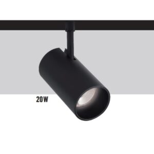 STANDARD SPOT LIGHT 20W 3000K 36° ΓΙΑ ΜΑΓΝΗΤΙΚΗ ΡΑΓΑ 48V ΜΑΥΡΟ UNIVERSE UNIVERSE – 2-U014663