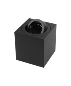 ΣΠΟΤ ΟΡΟΦΗΣ ΚΙΝΗΤΟ 80X80mm Η84mm 1xMR16/GU10 MAX50W 1ΦΑΣΙΚΟ ΑΛΟΥΜΙΝΙΟΥ ΜΑΥΡΟ UNIVERSE – 2-U014946