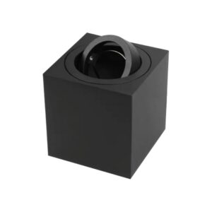 ΣΠΟΤ ΟΡΟΦΗΣ ΚΙΝΗΤΟ 80X80mm Η84mm 1xMR16/GU10 MAX50W 1ΦΑΣΙΚΟ ΑΛΟΥΜΙΝΙΟΥ ΜΑΥΡΟ UNIVERSE – 2-U014946