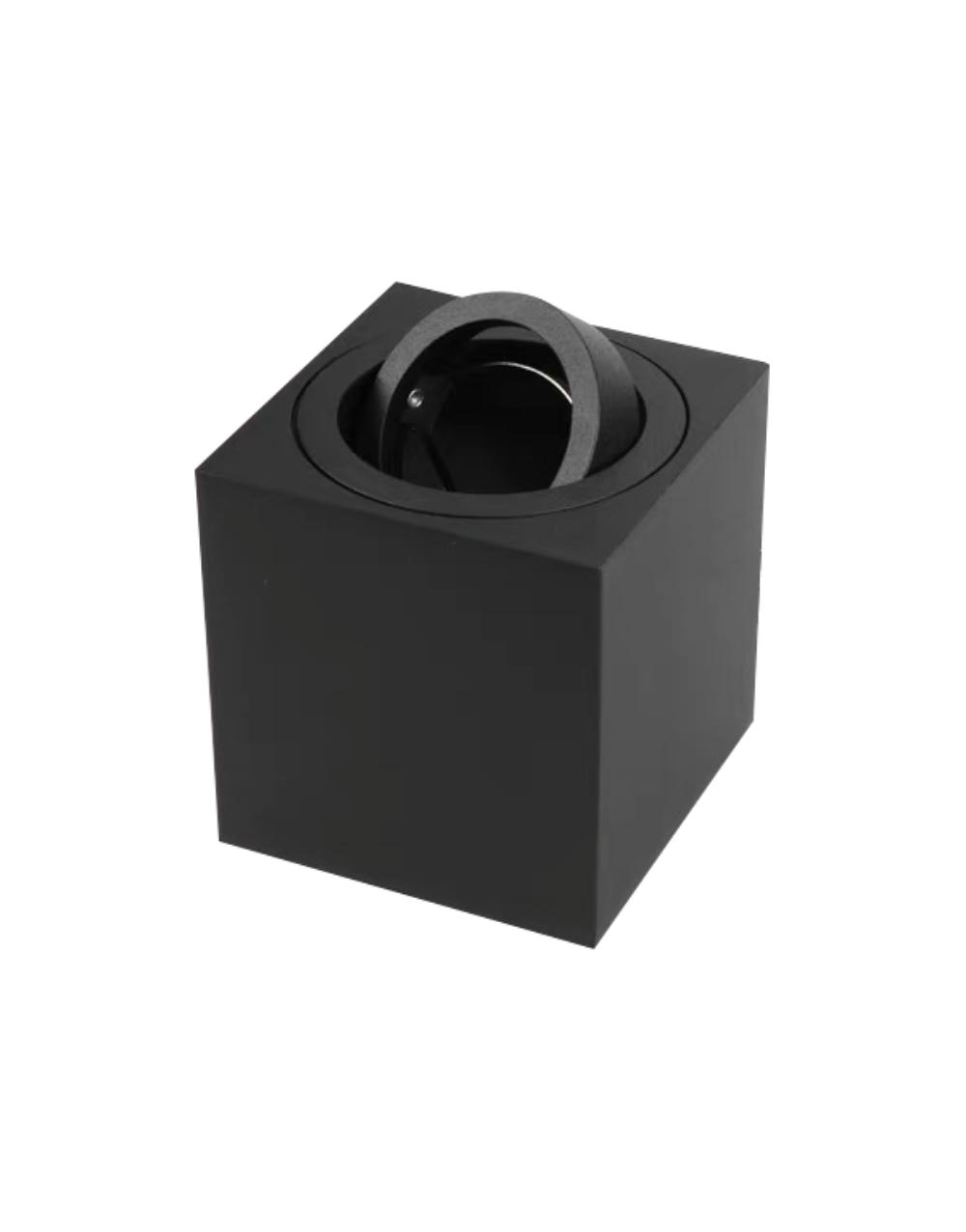 ΣΠΟΤ ΟΡΟΦΗΣ ΚΙΝΗΤΟ 80X80mm Η84mm 1xMR16/GU10 MAX50W 1ΦΑΣΙΚΟ ΑΛΟΥΜΙΝΙΟΥ ΜΑΥΡΟ UNIVERSE – 2-U014946