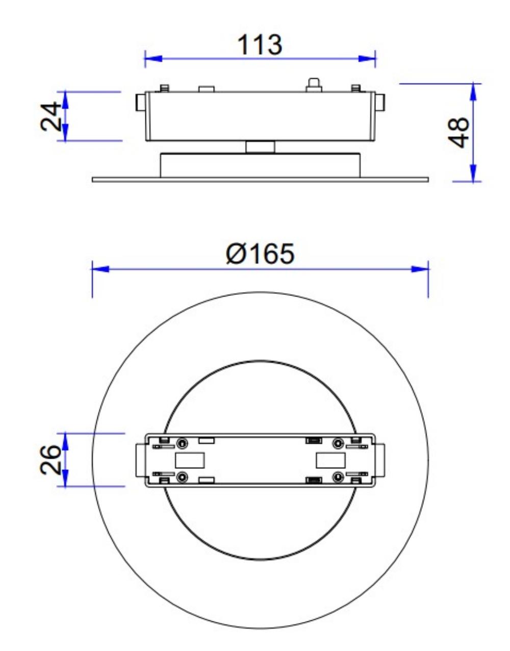 SLIM INDIRECT 5W 3000K 360° ΓΙΑ ΜΑΓΝΗΤΙΚΗ ΡΑΓΑ 48V SLIM ΛΕΥΚΟ UNIVERSE UNIVERSE – 2-U015011