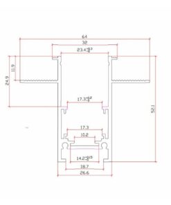 ΡΑΓΑ ΜΑΓΝΗΤΙΚΗ ΧΩΝΕΥΤΗ 48V STANDARD 2 ΜΕΤΡΗ + DUST PROOF + ΤΑΠΑ ΜΑΥΡΗ UNIVERSE UNIVERSE – 2-U015141