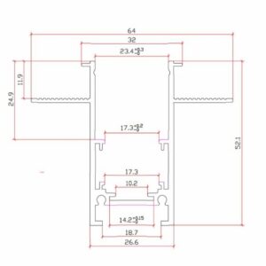 ΡΑΓΑ ΜΑΓΝΗΤΙΚΗ ΧΩΝΕΥΤΗ 48V STANDARD 2 ΜΕΤΡΗ + DUST PROOF + ΤΑΠΑ ΜΑΥΡΗ UNIVERSE UNIVERSE – 2-U015141