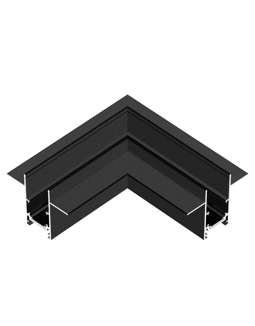 ΓΩΝΙΑ ΟΡΙΖΟΝΤΙΑ ΓΙΑ ΡΑΓΑ ΧΩΝΕΥΤΗ ΜΑΓΝΗΤΙΚΗ 48V STANDARD ΜΑΥΡΗ UNIVERSE UNIVERSE – 2-U015165