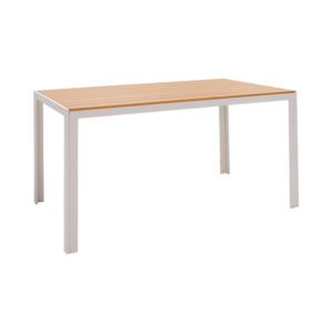 Τραπεζαρία Zacreta-Nares σετ 7τεμ pakoworld αλουμίνιο-textilene σε λευκή απόχρωση – 200-000381