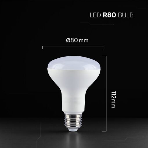 LED Λάμπα E27 R80 Σποτ 11W V-TAC Cree Chip 1055lm Ψυχρό Λευκό 6500K 6yrs Wty – 211376