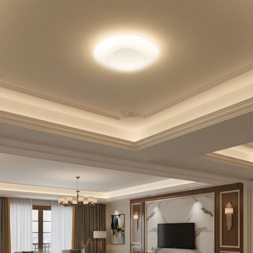 45W LED Φωτιστικό Οροφής Στρογγυλό Φ460 Λευκό CCT Dimmable 4050lm με Χειριστήριο V-TAC – 213967