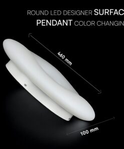 45W LED Φωτιστικό Οροφής Στρογγυλό Φ460 Λευκό CCT Dimmable 4050lm με Χειριστήριο V-TAC – 213967