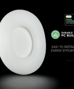45W LED Φωτιστικό Οροφής Στρογγυλό Φ460 Λευκό CCT Dimmable 4050lm με Χειριστήριο V-TAC – 213967