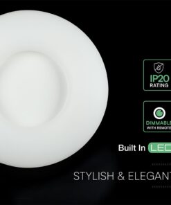 45W LED Φωτιστικό Οροφής Στρογγυλό Φ460 Λευκό CCT Dimmable 4050lm με Χειριστήριο V-TAC – 213967