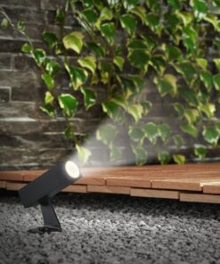 LED Καρφωτό Φωτιστικό Σποτ Κήπου Μαύρο Αλουμίνιο 2W Φυσικό 4000K 60lm 30° IP65 Τετραγωνισμένο V-TAC – 24009