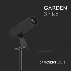 LED Καρφωτό Φωτιστικό Σποτ Κήπου Μαύρο Αλουμίνιο 2W Φυσικό 4000K 60lm 30° IP65 Τετραγωνισμένο V-TAC – 24009