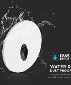 Φωτιστικό Διαδρόμου/Σκαλοπατιών Χωνευτό 3W LED CCT με 4 Διαφορετικές Προσόψεις Λευκό/Μαύρο IP65 Στρογγυλό V-TAC – 24010