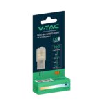 LED Λάμπα G4  1.1W 12V DC V-TAC 300° 100lm Ψυχρό Λευκό 6500K  – 24029