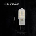 LED Λάμπα G4  1.1W 12V DC V-TAC 300° 100lm Ψυχρό Λευκό 6500K  – 24029