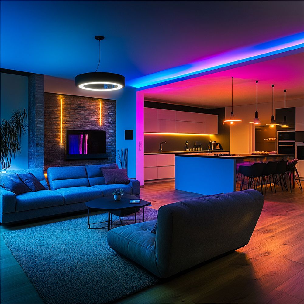 Neon Flex Ταινία 5m SET με Controller Magic RGB DC 5V V-TAC – 24050