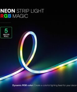 Neon Flex Ταινία 5m SET με Controller Magic RGB DC 5V V-TAC – 24050