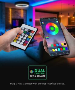 Neon Flex Ταινία 5m SET με Controller Magic RGB DC 5V V-TAC – 24050